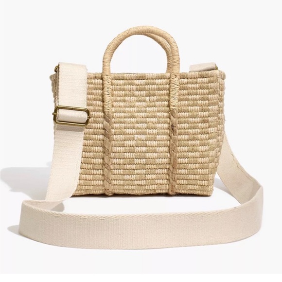 Madewell Bags Nwt Madewell Mini Straw Tote Poshmark